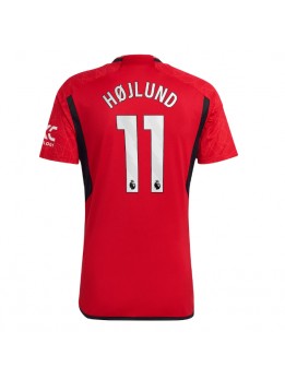 Manchester United Rasmus Hojlund #11 Heimtrikot 2023-24 Kurzarm